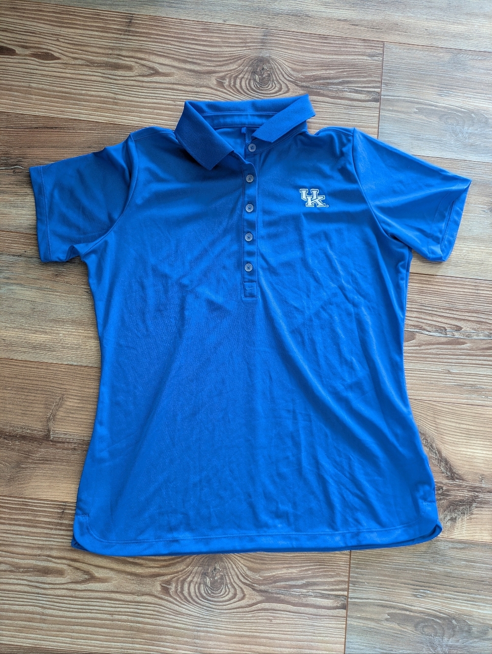 University Of Kentucky UK Blue Nike Golf Tour Performance Dri-Fit Polo T-Shirt L